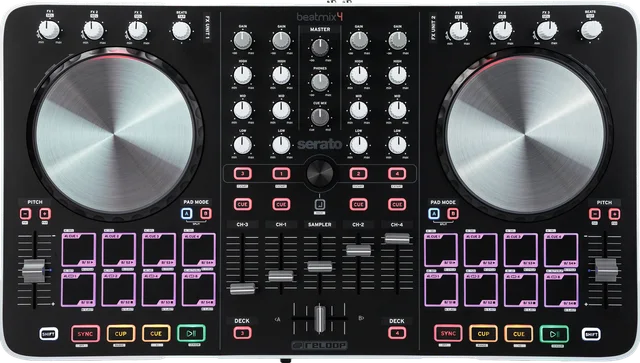 Reloop Beatmix 4 — top view