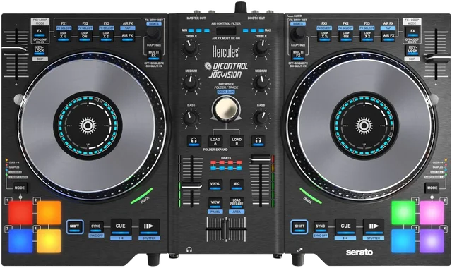 Hercules DJControl Jogvision — top view