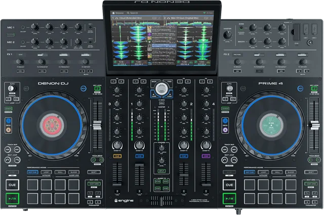Denon DJ PRIME 4 — top view
