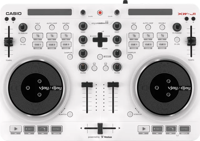 Casio XW-J1 — top view